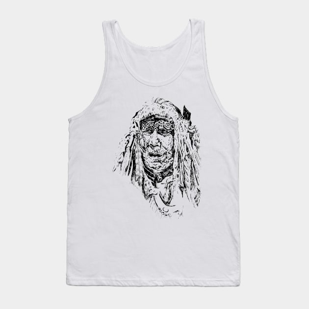 old man Tank Top by Cryptid Kitty